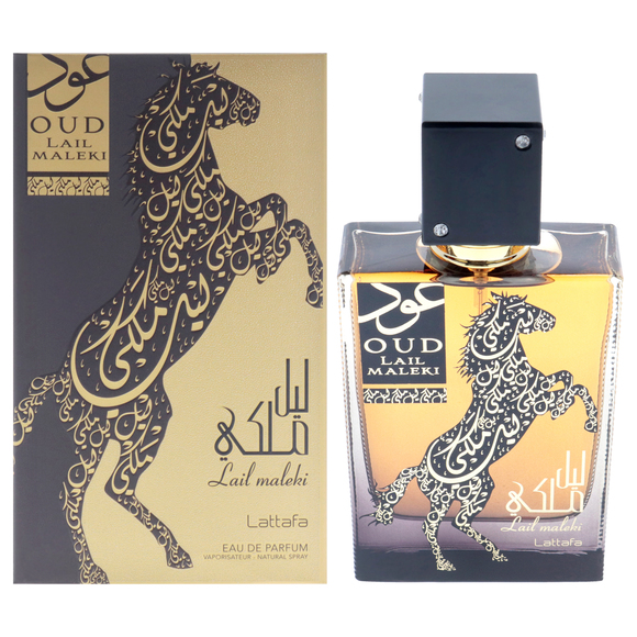 Oud Lail Maleki by Lattafa for Unisex - 3.4 oz EDP Spray - Picture 1 of 4